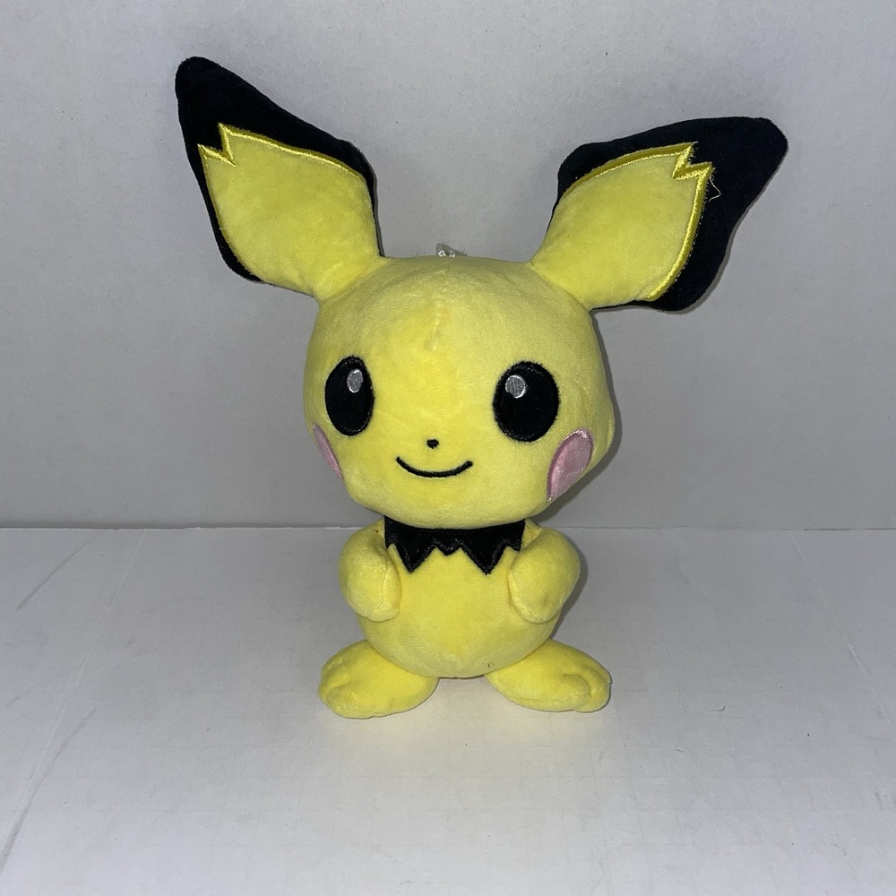 Pokemon Pichu Plush Stuffed Animal Toy 9 Inch Window Cling